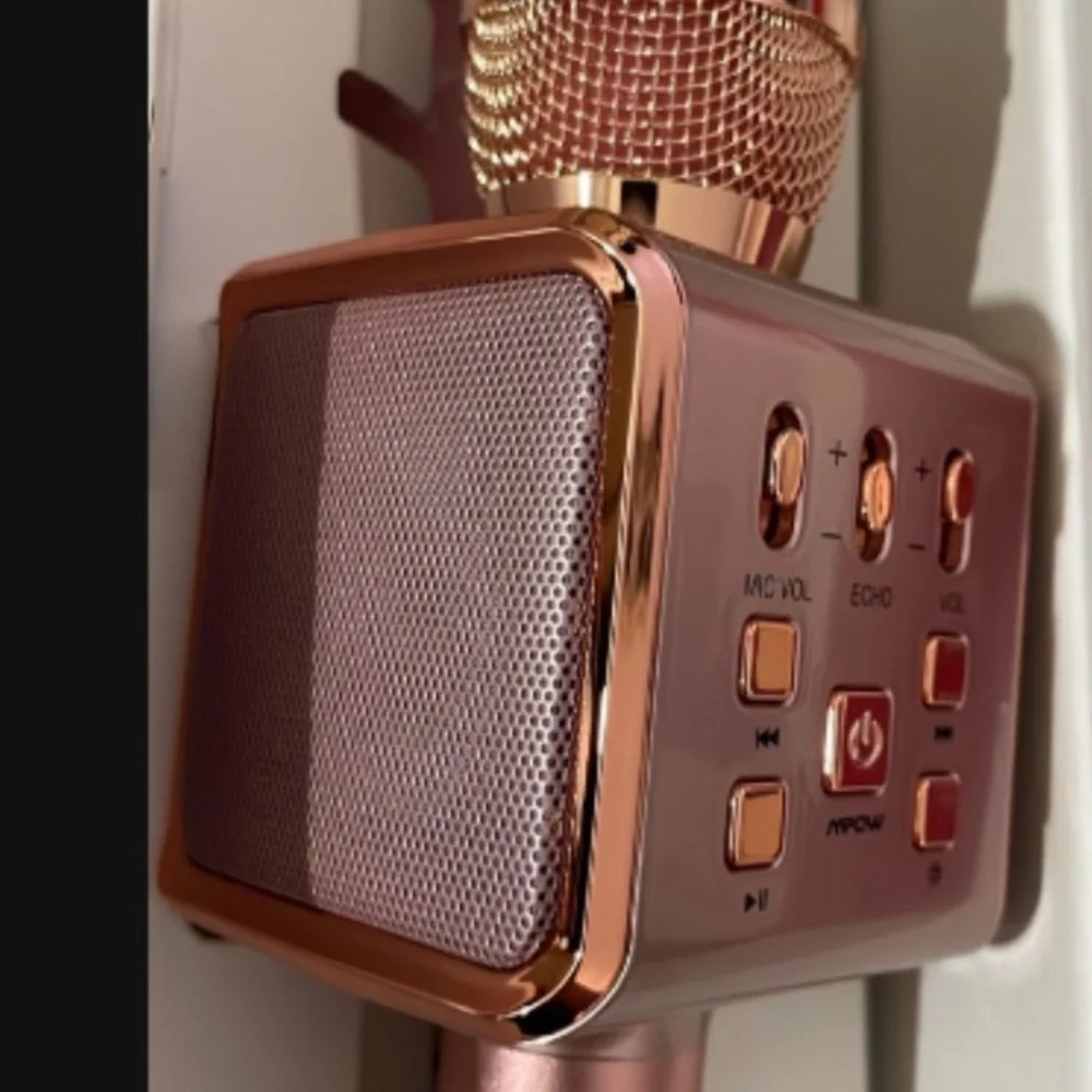 Rose Gold Karaoke Microphone